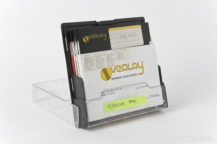 Videojuegos y consolas: ANTIGUOS DISCOS DE 5 1/4 CON 12 Discos de Programas_5 - Foto 1