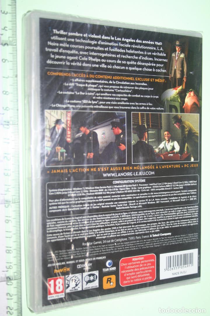 Videojuegos y consolas: L.A. NOIRE  *** JUEGO PC EN FRANC&Eacute;S (PRECINTADO) - Foto 2