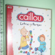 Videojuegos y Consolas: CAILLOU: LETRA Y PAREJAS *** JUEGO PC INFANTIL EN CASTELLANO (PRECINTADO) *** . Lote 152207398