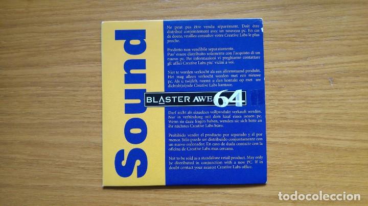 Videojuegos y consolas: CD-Rom SOUND BLASTER AWE 64 - Foto 1