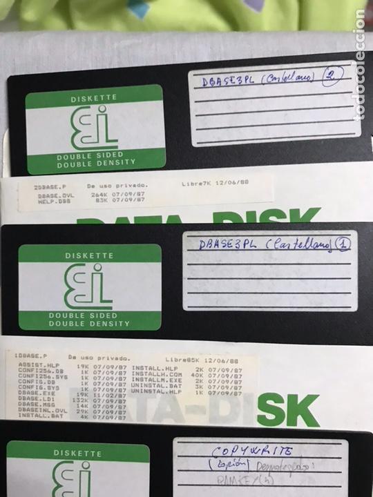 Videojuegos y consolas: ANTIGUOS DISCOS DE 5 1/4 CON 10 Programas_6 - Foto 5
