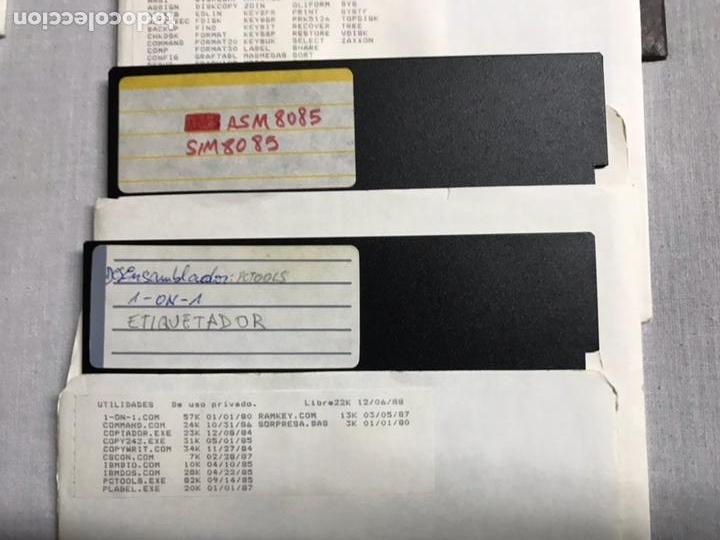 Videojuegos y consolas: ANTIGUOS DISCOS DE 5 1/4 CON 10 Programas_6 - Foto 6