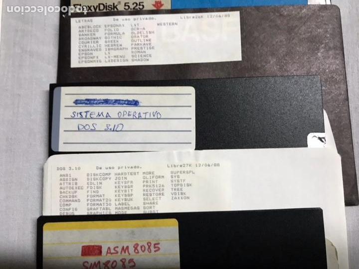 Videojuegos y consolas: ANTIGUOS DISCOS DE 5 1/4 CON 10 Programas_6 - Foto 7