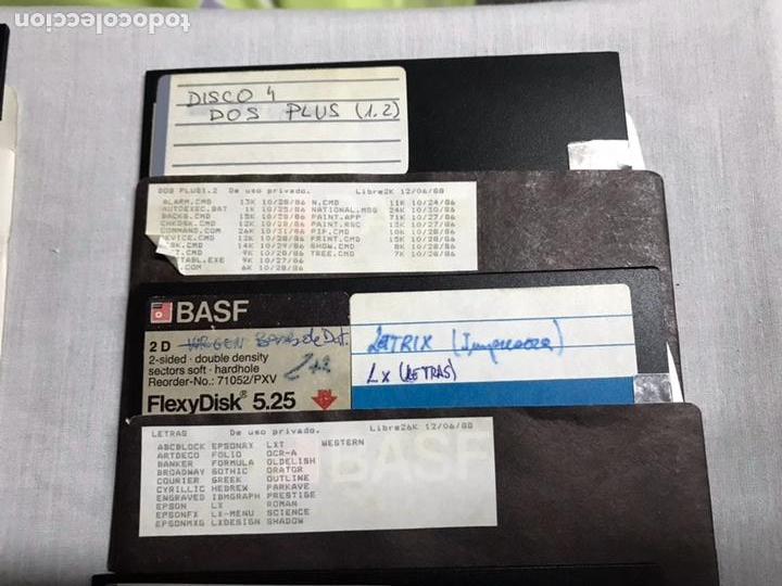 Videojuegos y consolas: ANTIGUOS DISCOS DE 5 1/4 CON 10 Programas_6 - Foto 8