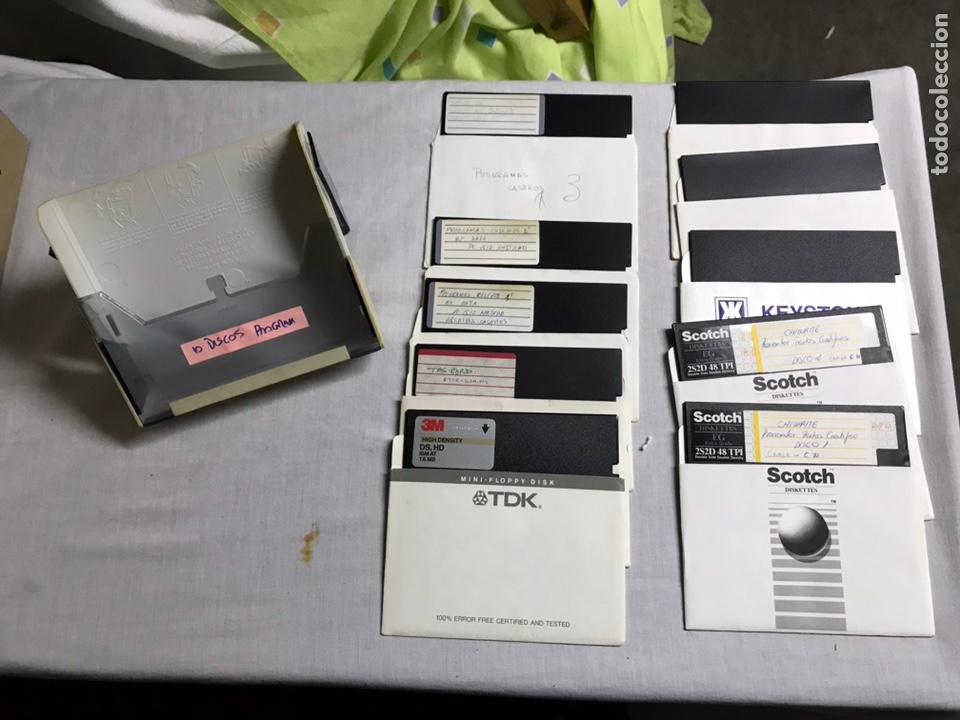 Videojuegos y consolas: ANTIGUOS DISCOS DE 5 1/4 CON 10 Programas_7 - Foto 2