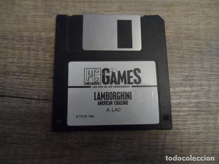 Videojuegos y consolas: PC DISKETTE LAMBORGHINI AMERICAN CHALLENGE PAL ESP - Foto 1