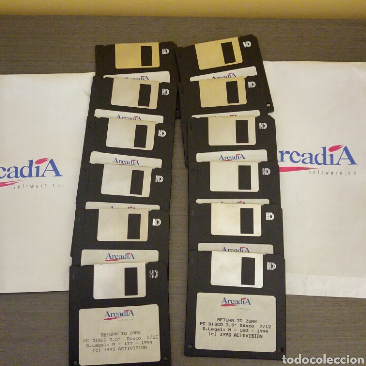 Videojuegos y consolas: Return to Zork Pc Diskettes 3.5 - Foto 15