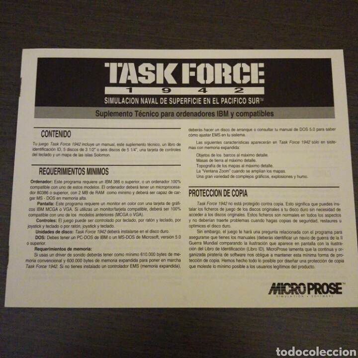 Videojuegos y consolas: Task force 1942 Pc diskettes 3.5 - Foto 12