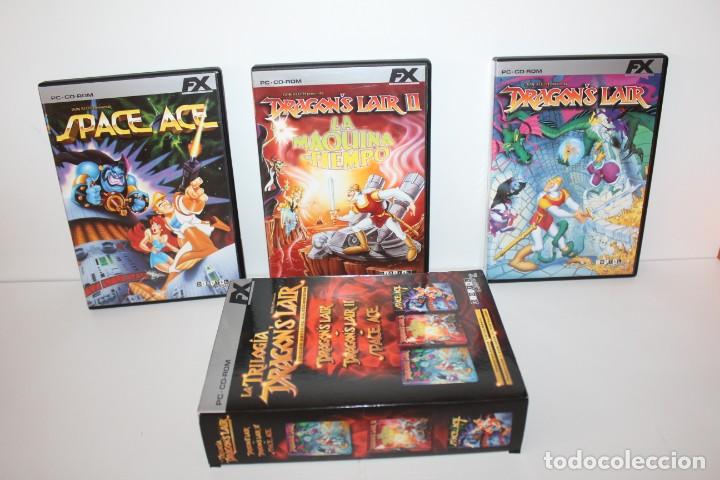 Videojuegos y consolas: LA TRILOGIA DRAGON&acute;S LAIR - PC-CD -ROM COMPLETO - Foto 3