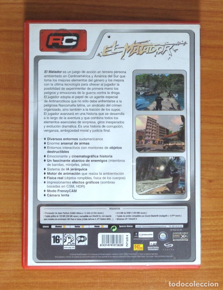 Videojuegos y consolas: JUEGO PC EL MATADOR, TOTALMENTE EN CASTELLANO. - Foto 2