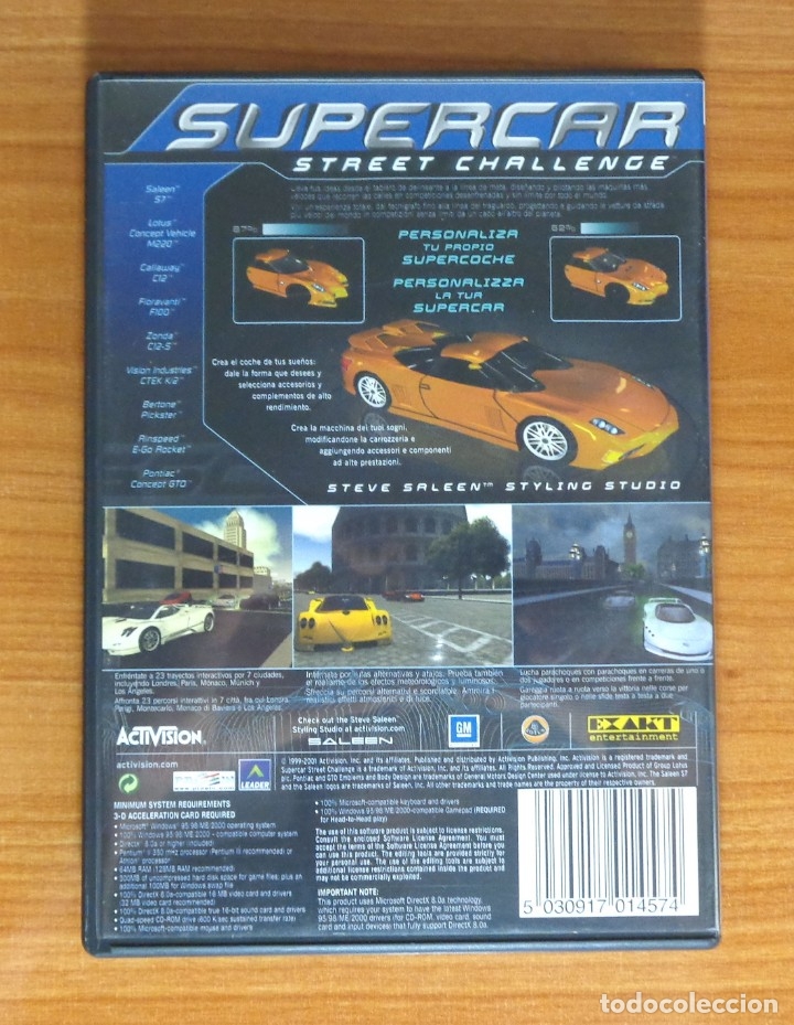 Videojuegos y consolas: JUEGO PC SUPERCAR, STREET CHALLENGE. - Foto 2