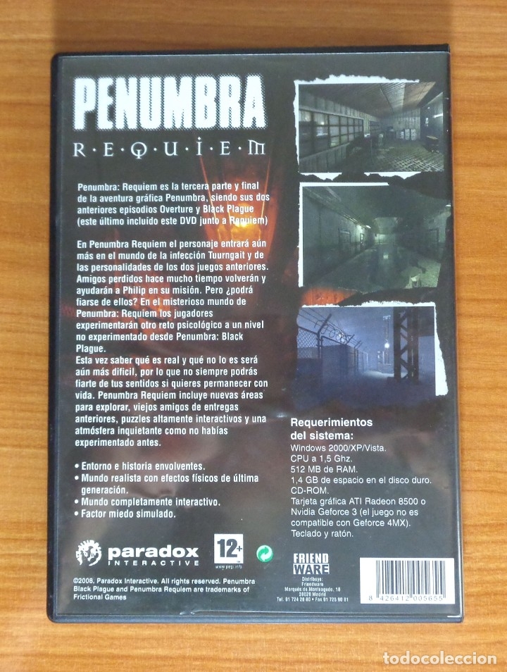 Videojuegos y consolas: JUEGO PC PENUMBRA REQUIEM. - Foto 2
