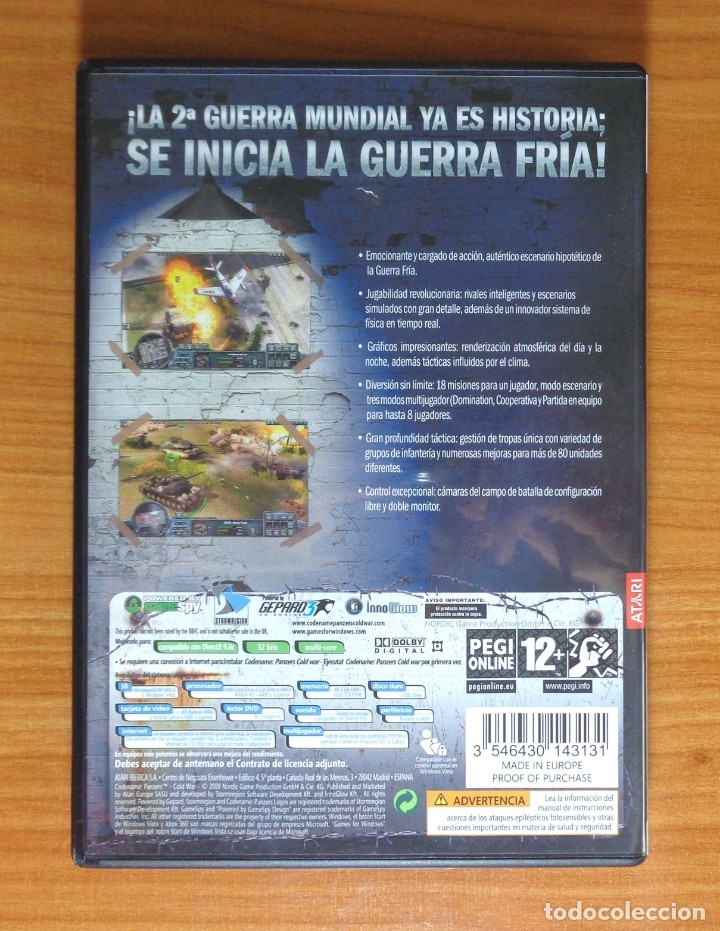 Videojuegos y consolas: JUEGO PC CODENAME PANZERS, COLD WAR. - Foto 2