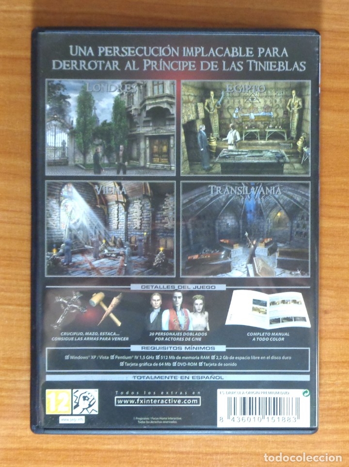 Videojuegos y consolas: JUEGO PC DRACULA ORIGIN, TOTALMENTE EN CASTELLANO. - Foto 2