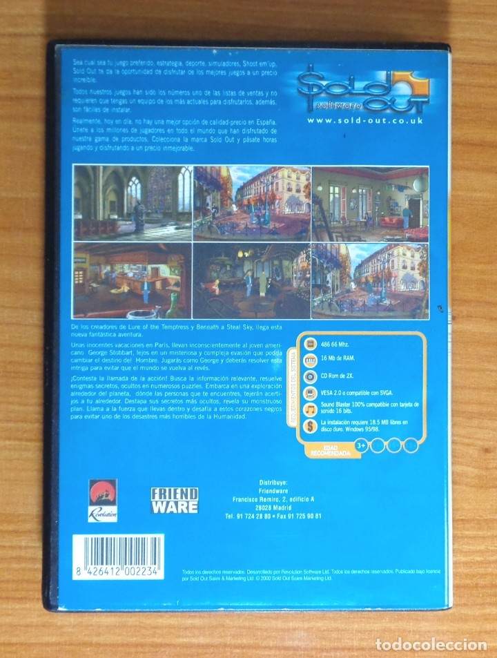 Videojuegos y consolas: JUEGO PC BROKEN SWORD, LA LEYENDA DE LOS TEMPLARIOS. - Foto 2