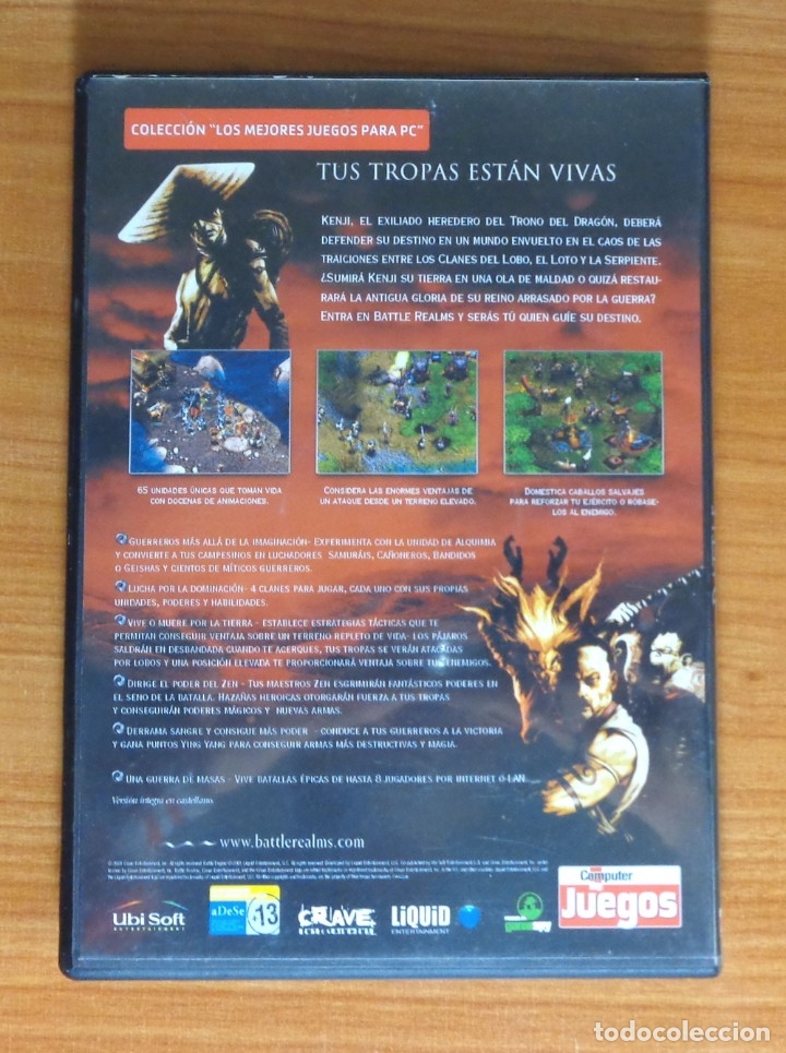 Videojuegos y consolas: JUEGO PC BATTLE REALMS. - Foto 2