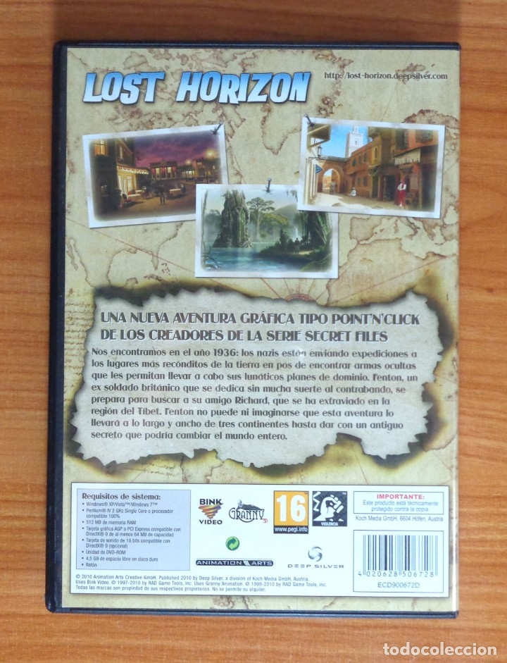 Videojuegos y consolas: JUEGO PC LOST HORIZON. - Foto 2