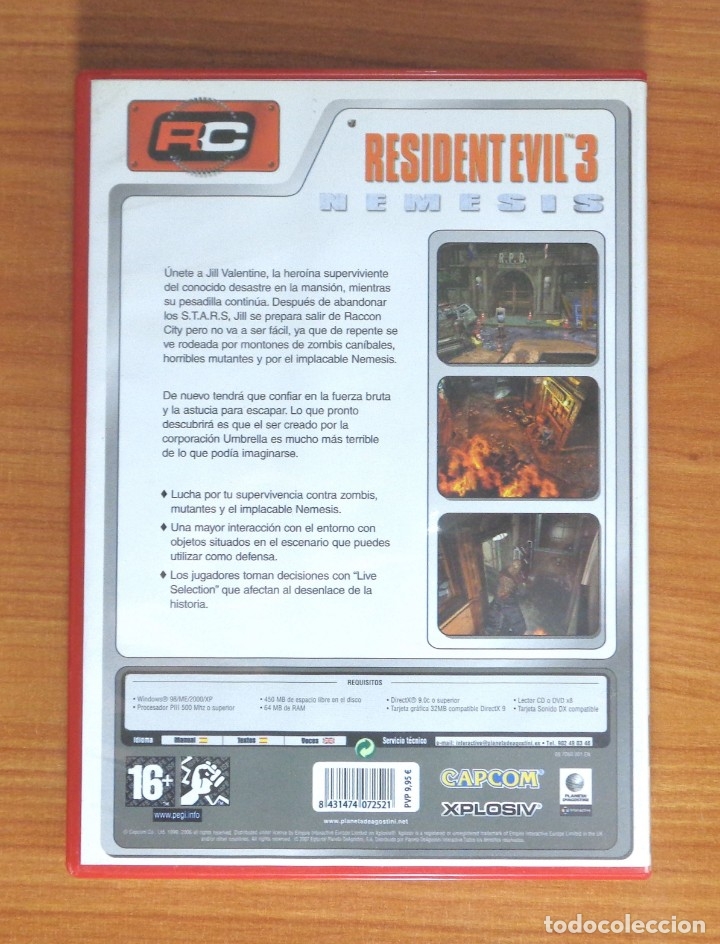 Videojuegos y consolas: JUEGO PC RESIDENT EVIL 3, NEMESIS. - Foto 2