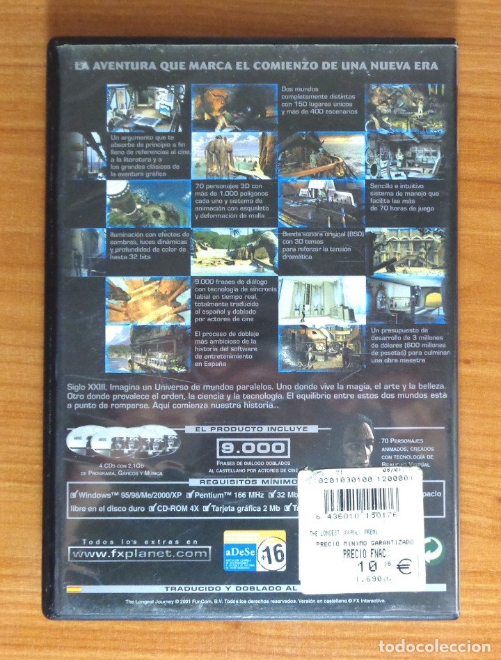 Videojuegos y consolas: JUEGO PC THE LONGEST JOURNEY. - Foto 2
