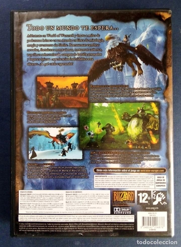 Videojuegos y consolas: WORLD OF WARCRAFT - PC MAC CD-ROM. - Foto 3