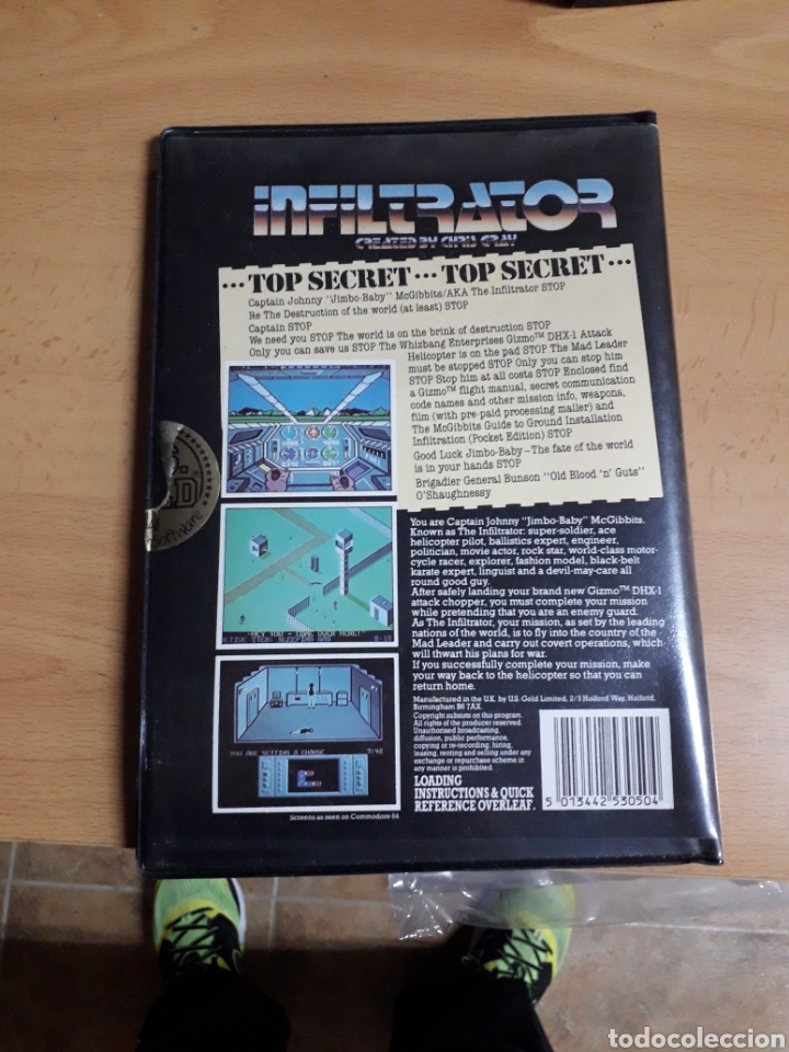 Videojuegos y consolas: inflitrator pc 5 1/4 - Foto 2