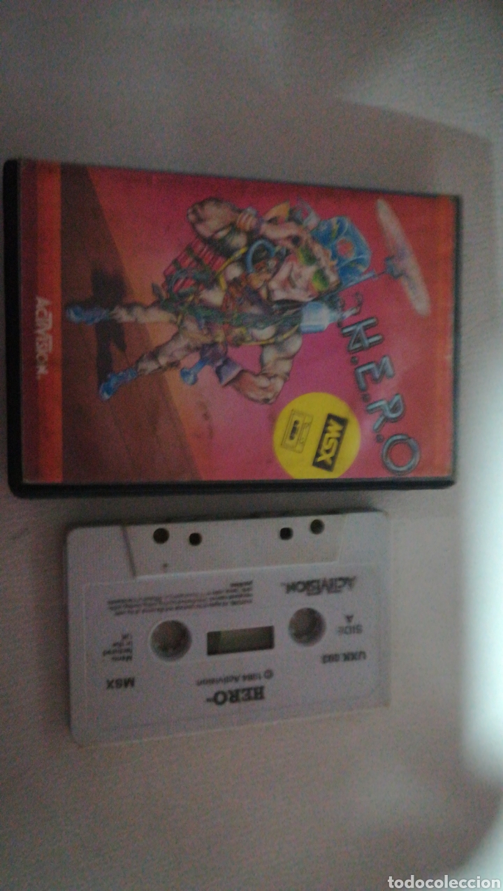 Videojuegos y consolas: Hero,msx,retro,cassete,cinta,juego - Foto 1