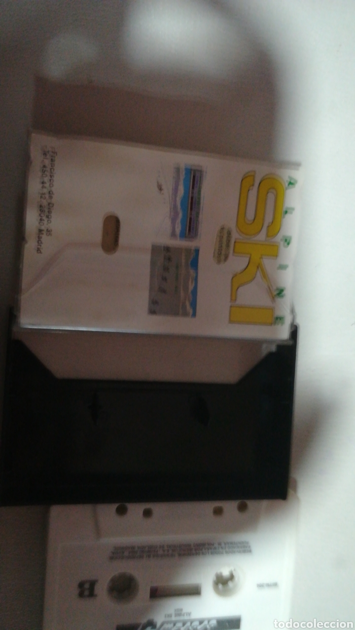 Videojuegos y consolas: Juego,retro,msx,cassete,cinta,alpine ski - Foto 3