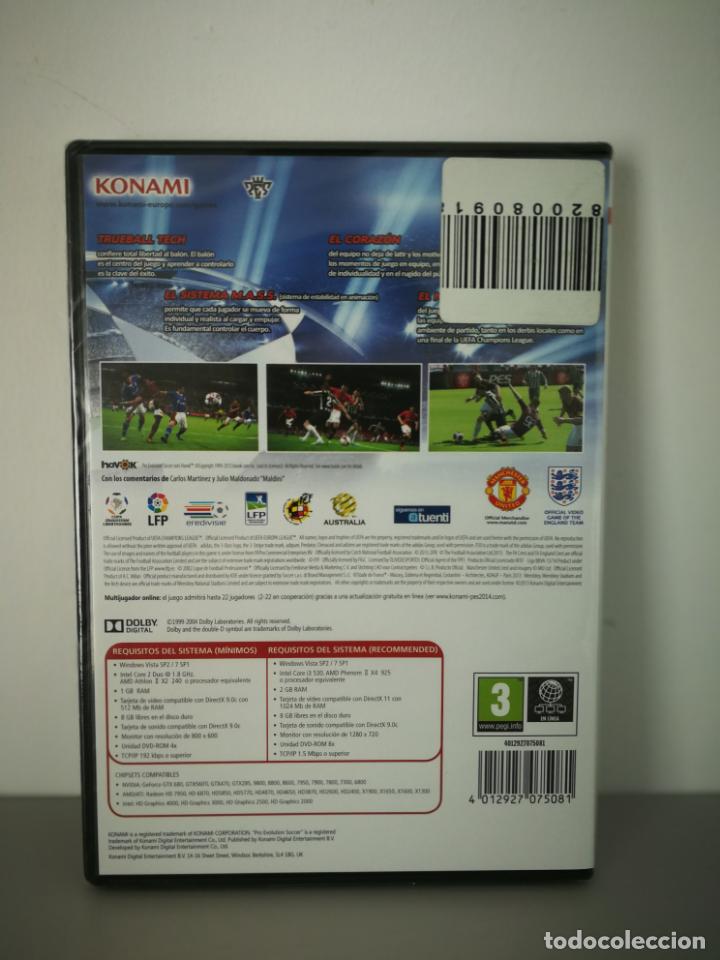 Videojuegos y consolas: PRO EVOLUTION SOCCER PES 2014 PC PRECINTADO - Foto 2