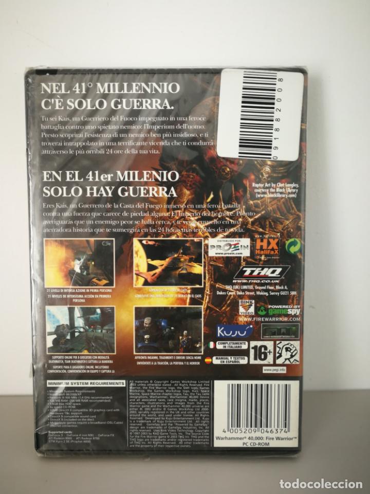 Videojuegos y consolas: WARHAMMER FIRE WARRIOR PC PRECINTADO - Foto 2