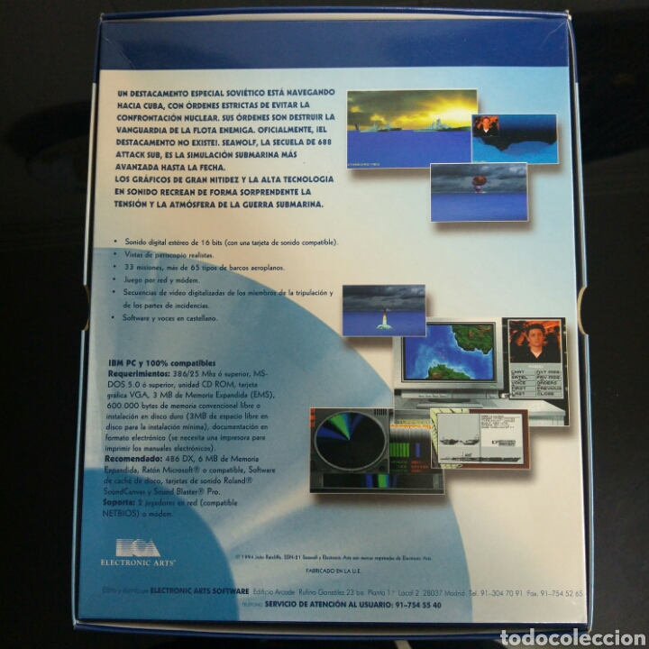 Videojuegos y consolas: Seawolf pc cd rom - Foto 2