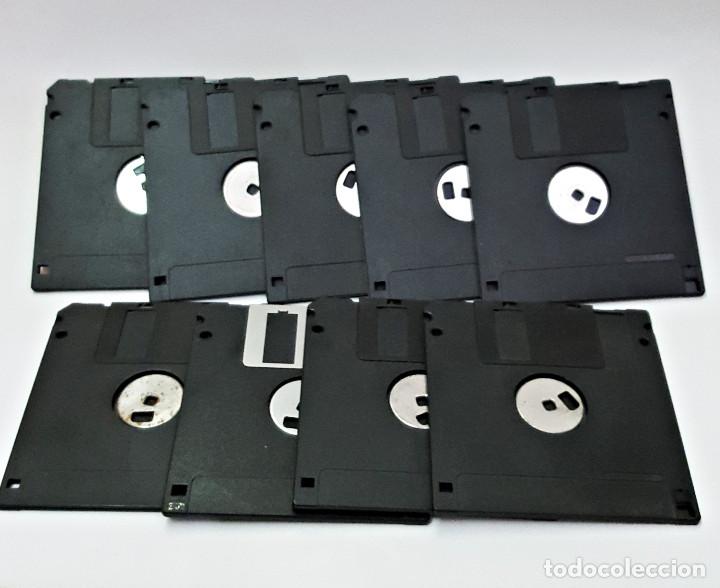 Videojuegos y consolas: Caja con 9 DISKETTES 3.5 - Foto 5