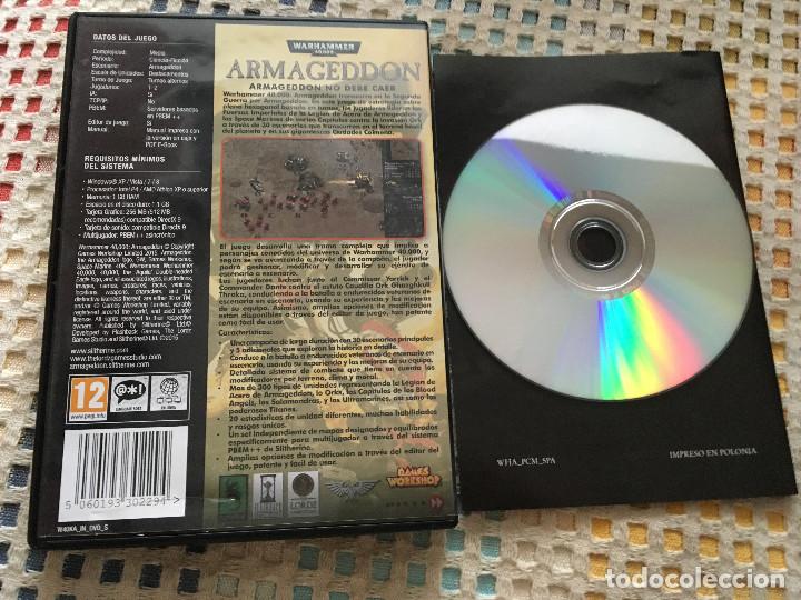 Videojuegos y consolas: WARHAMMER 40.000 40000 ARMAGEDDON PC DVD - Foto 2
