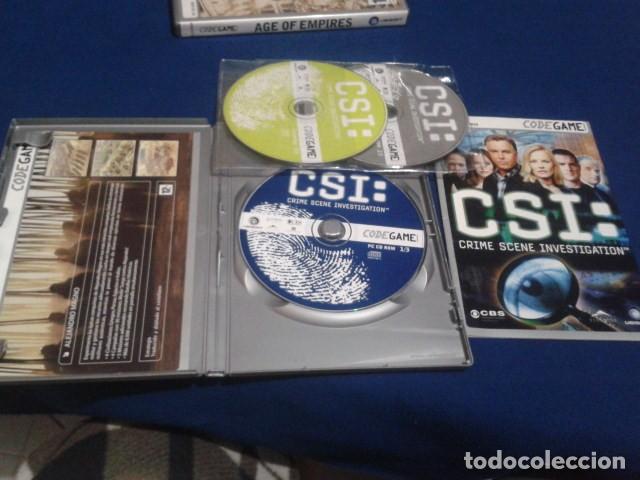 Videojuegos y consolas: CD ROM CODE GAME ( C S I )   3 CDS DOBLADO AL CASTELLANO CBS 2003 - Foto 5