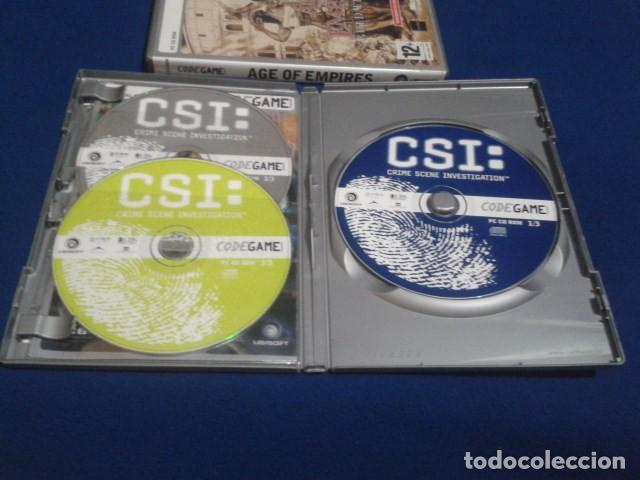 Videojuegos y consolas: CD ROM CODE GAME ( C S I )   3 CDS DOBLADO AL CASTELLANO CBS 2003 - Foto 2