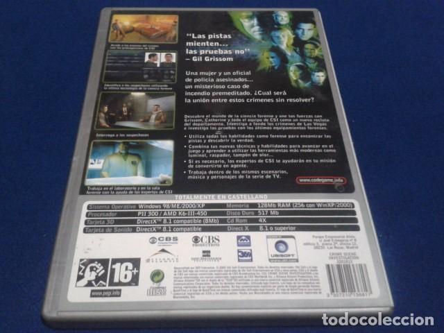 Videojuegos y consolas: CD ROM CODE GAME ( C S I )   3 CDS DOBLADO AL CASTELLANO CBS 2003 - Foto 4
