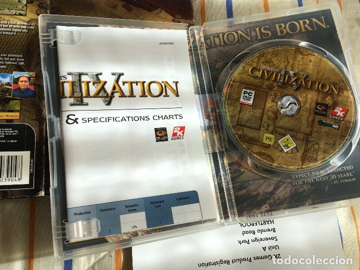 Videojuegos y consolas: SID MEIERS CIVILIZATION IV 4 pc dvd rom juego kreaten - Foto 3