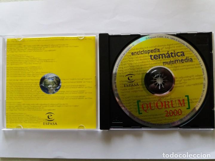 Videojuegos y consolas: ENCICLOPEDIA TEM&Aacute;TICA MULTIMEDIA QU&Oacute;RUM 2000. ESPASA.1999. - Foto 3