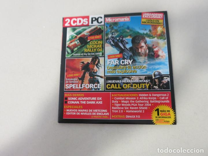 Videojuegos y consolas: REVISTA MICROMANIA 110 2 CDS CD - Foto 1