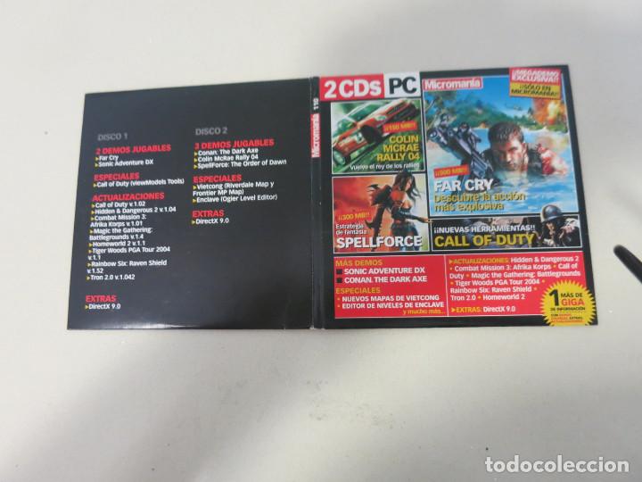 Videojuegos y consolas: REVISTA MICROMANIA 110 2 CDS CD - Foto 3
