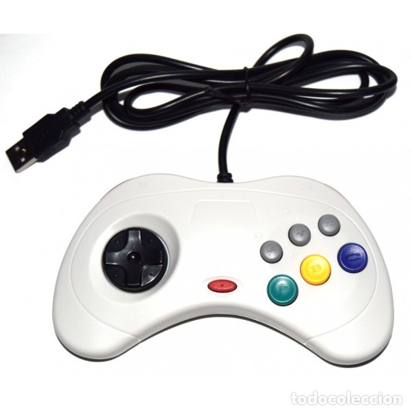 Videojuegos y consolas: MANDO PC USB TIPO SEGA SATURN NUEVO - Foto 1