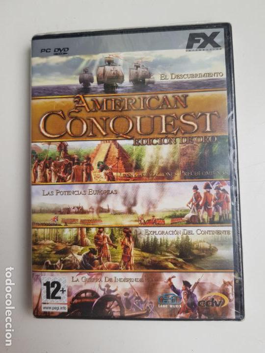 Videojuegos y consolas: AMERICAN CONQUEST - EDICION DE ORO - PC (PRECINTADO) - Foto 1