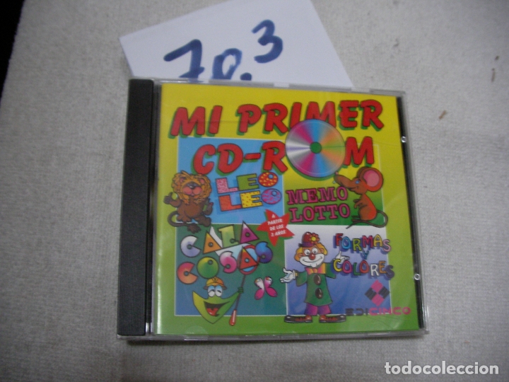 Videojuegos y consolas: MI PRIMER CD-ROM - ENVIO INCLUIDO A ESPA&Ntilde;A - Foto 1