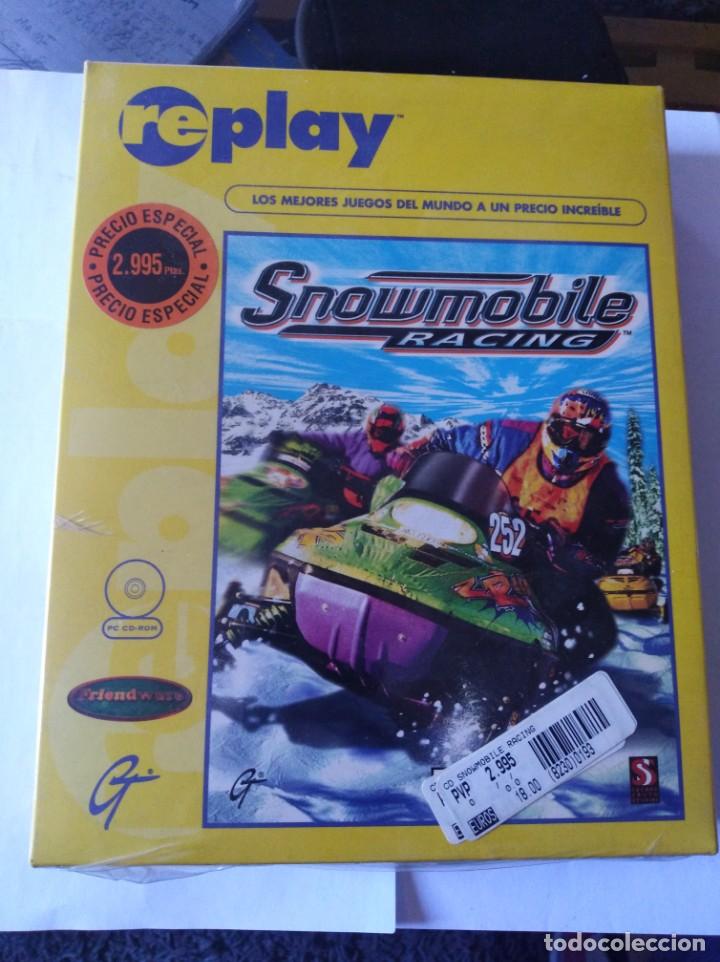 Videojuegos y consolas: Juego pc sin abrir CD rom snowmobile racing 1998 - Foto 1