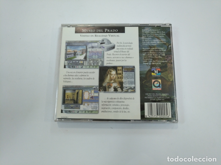 Videojuegos y consolas: LA OBRA DE VELAZQUEZ MUSEO DEL PRADO. CD. TDKCD23 - Foto 2
