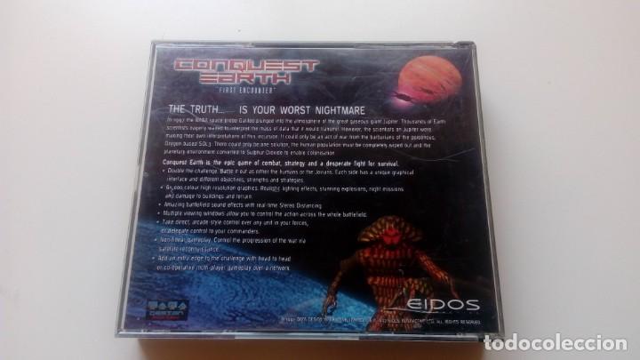 Videojuegos y consolas: JUEGO PC CONQUEST EARTH FIRST ENCOUTER EIDOS DATA DESIGN A&Ntilde;O 1997 - Foto 2