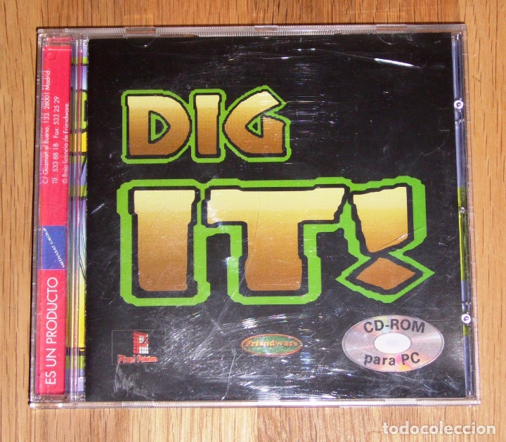 Videojuegos y consolas: DIG IT! (PC CD-ROM). - Pixel Painters ; Friendware - Foto 1
