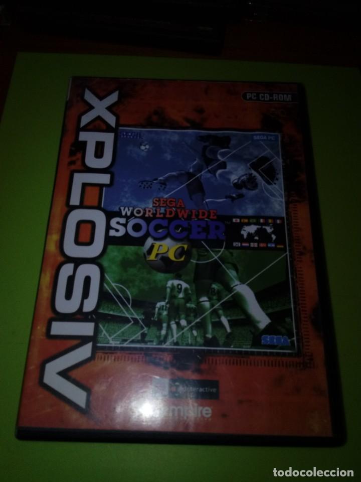 Videojuegos y consolas: PC CD-ROM. SEGA WORLDWIDE SOCCER. - Foto 1