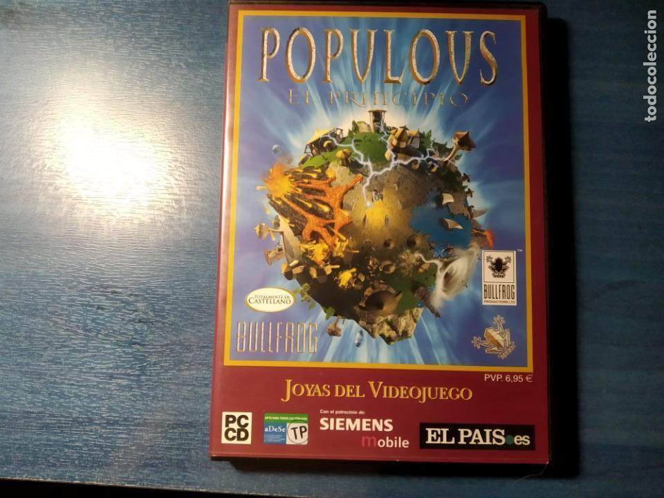 Videojuegos y consolas: Populous El principio. Juego PC. Versi&oacute;n El Pa&iacute;s. - Foto 1