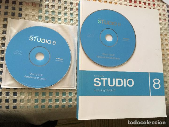 Videojuegos y consolas: MACROMEDIA STUDIO 8 2 DISCOS Y MANUAL EN INGLES WIN MAC PC KREATEN - Foto 1