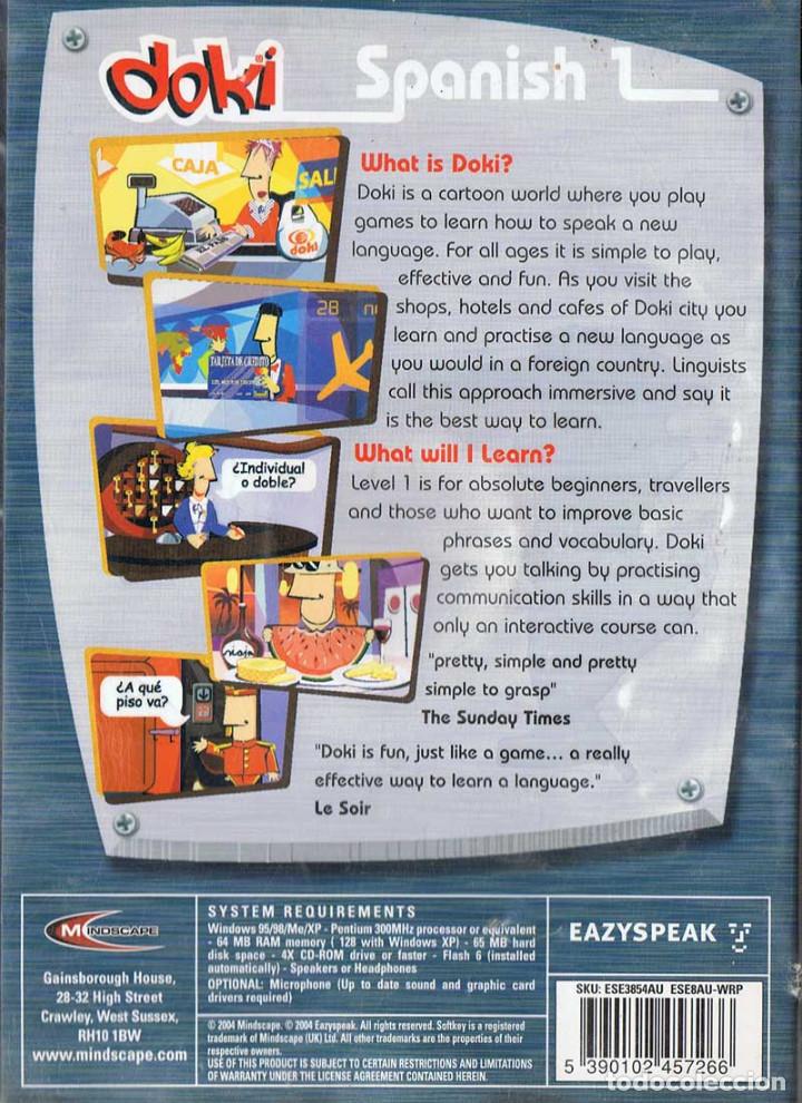 Videojuegos y consolas: Doki Spanish 1 Eazyspeak. Juego para PC. Softkey - Foto 2